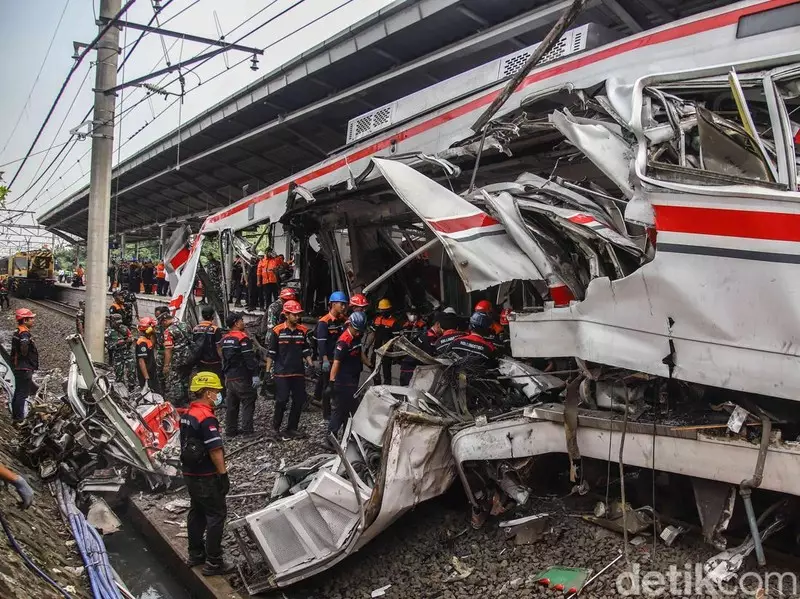 2 Klaster Perkara Tabrakan KA Anggrek Vs KRL: Sopir Taksi dan Masinis Tersangka