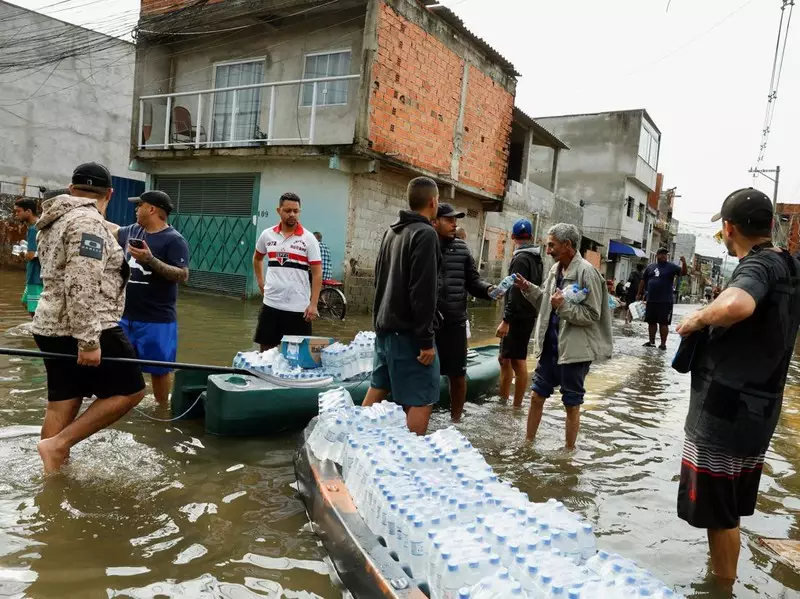 Banjir Landa Sao Paulo Brasil, 110 Keluarga Mengungsi