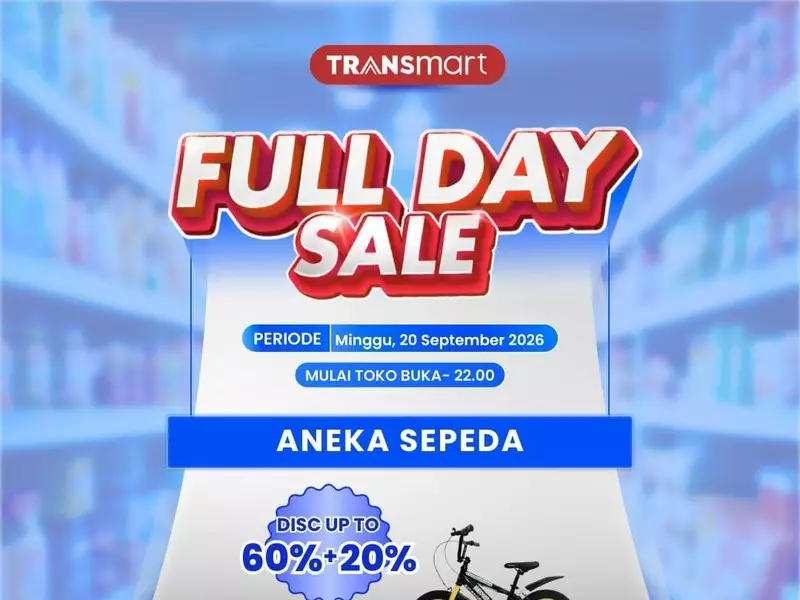 Beli Sepeda Anak di Transmart Full Day Sale Cuma Rp 1 Jutaan