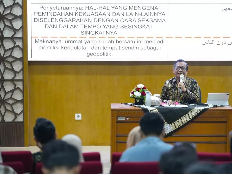 Beri Kuliah Umum di UMY, Mahfud MD Paparkan Relasi Agama dan Negara