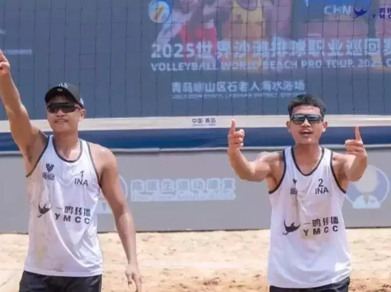 Bintang/Sofyan Tembus Perempatfinal Voli Pantai Asian Games
