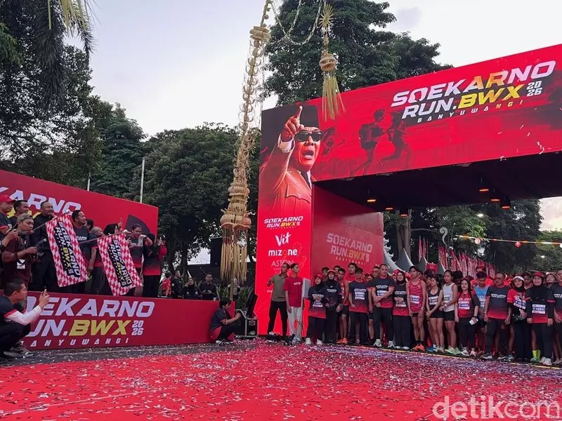 DPD PDIP Jatim Bakal Jadikan Soekarno Run BWX Agenda Tahunan
