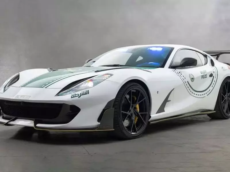 Dubai Beda Kasta, Polisi Wisatanya Tambah Ferrari 812