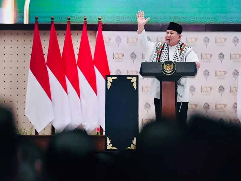 Gema Free Palestine dari Prabowo saat Momen 1 Abad Ponpes Gontor
