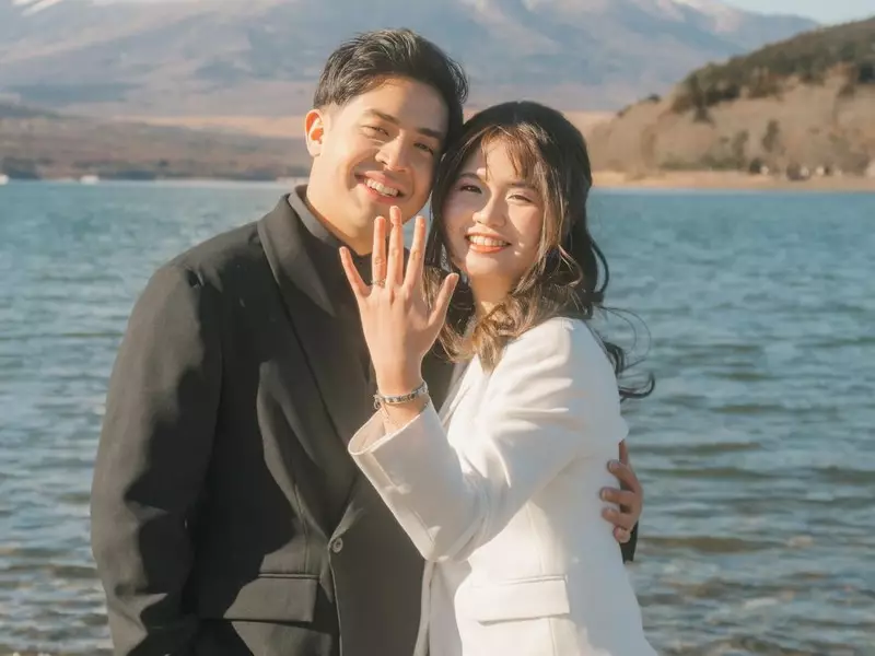 Jerome Polin Lamar Gracia Caroline, Gunung Fuji Jepang Menyaksikan