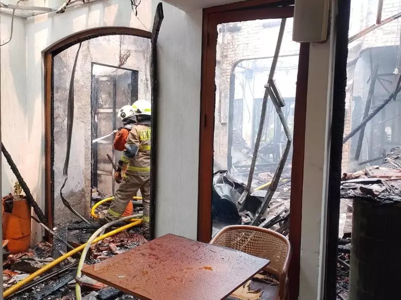 Kebakaran di Restoran Kebayoran Baru Padam, Diduga Gegara Korsleting