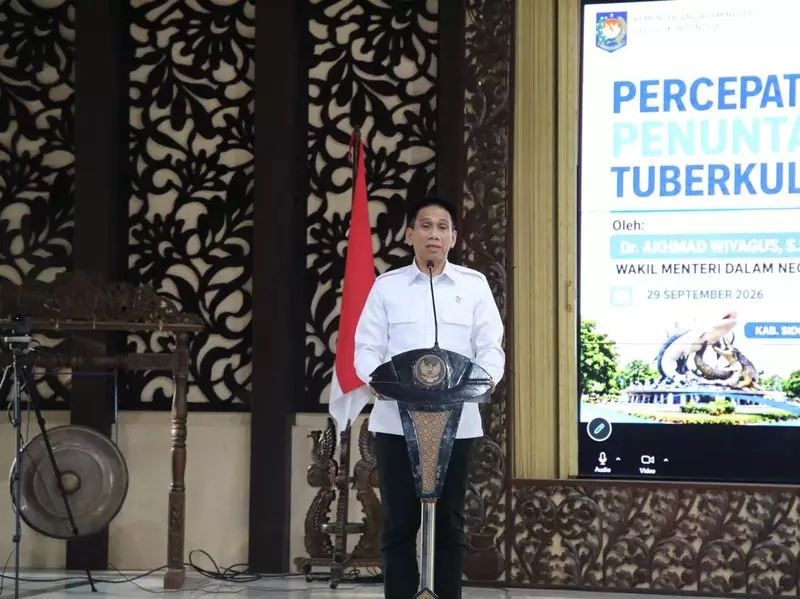 Kebut Upaya Eliminasi TBC, Wamendagri Dorong Percepatan TPT di Sidoarjo