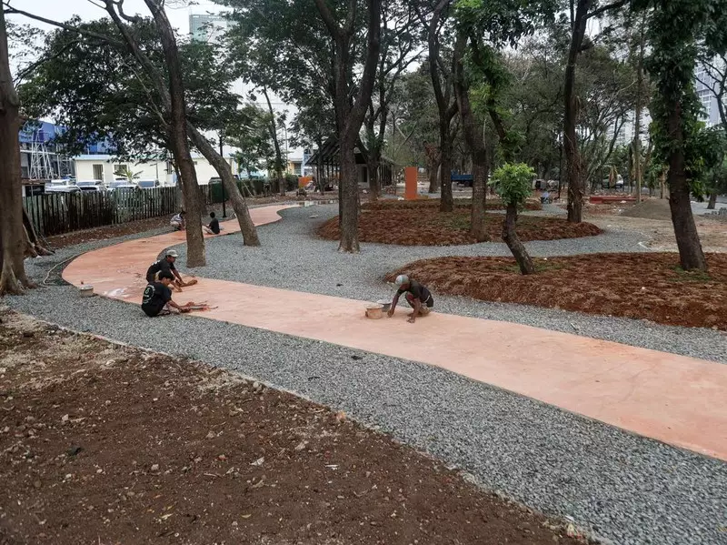 Lahan Tidur 1,3 Hektare Disulap Jadi RTH di Kelapa Gading