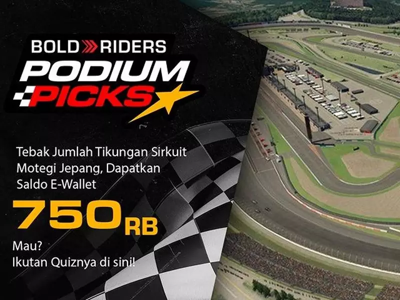 Ngaku Hafal Sirkuit MotoGP? Tebak Tikungan Motegi dan Raih Hadiah Rp 750 Ribu