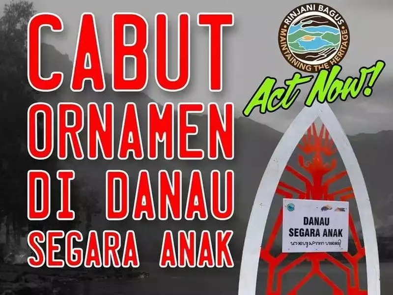 Ornamen Foto Kekinian Danau Segara Anak Jadi Sorotan, Diprotes Pegiat Lingkungan