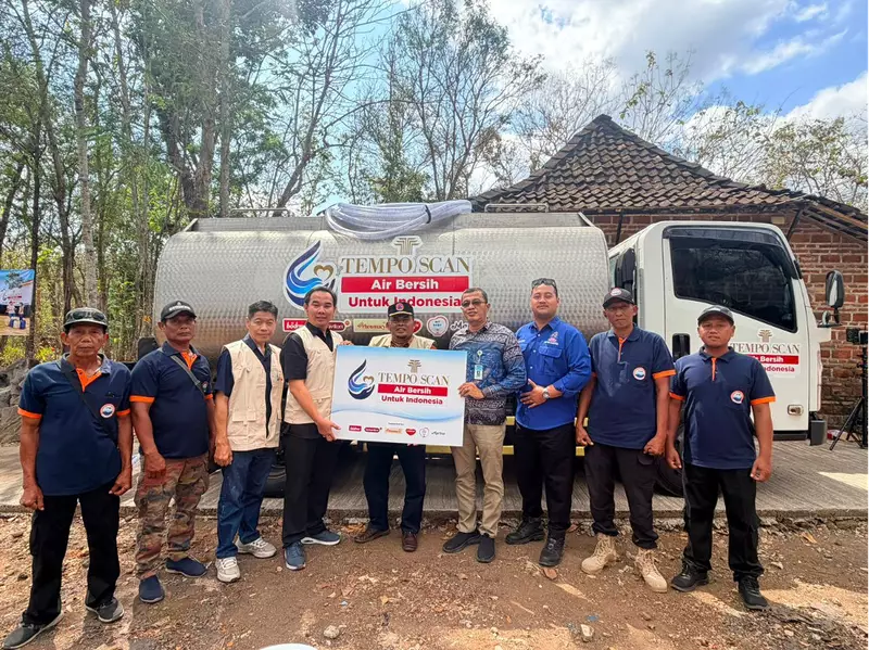 Tempo Scan Group Respons Cepat Dampak El Nino Lewat Bantuan Air Bersih Nasional