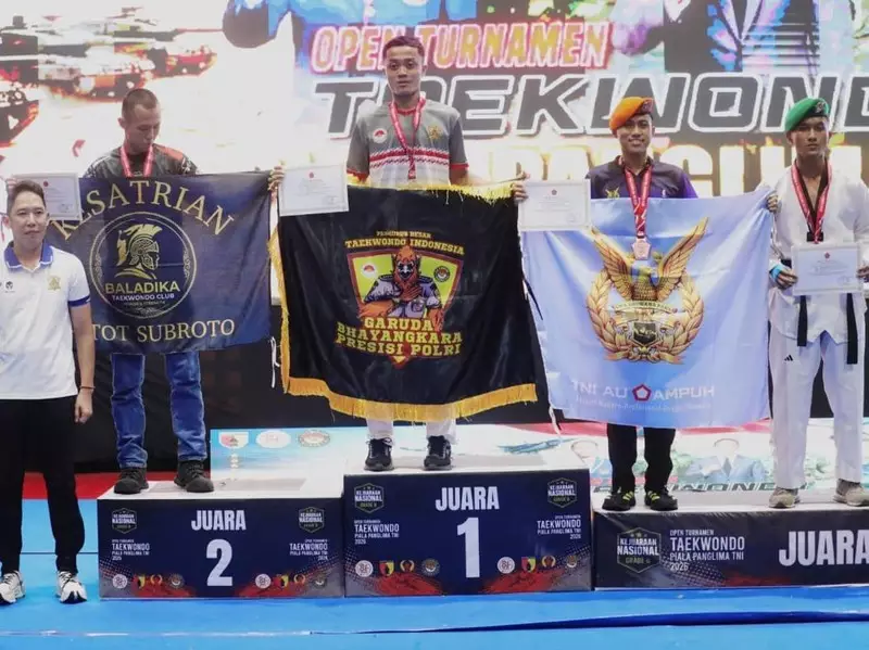 Tim Taekwondo Polri Juara Umum 1 Piala Panglima TNI 2026, Sabet 19 Emas