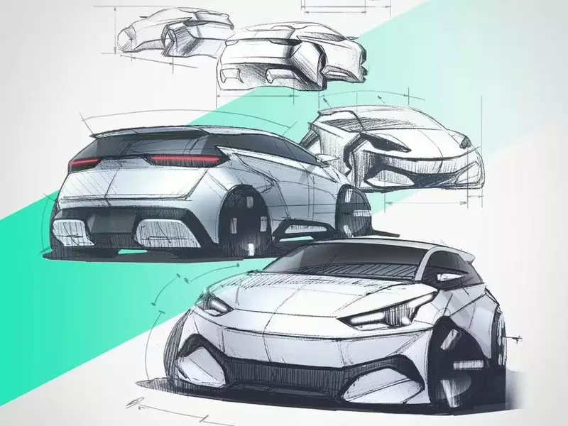Wujud Sketsa BYD Atto 1 Generasi Kedua