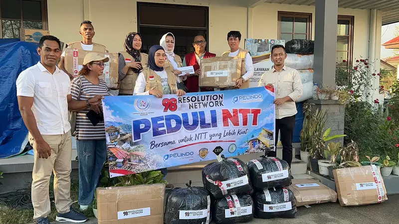 98 Resolution Network Kembali Salurkan Bantuan Korban Gempa NTT