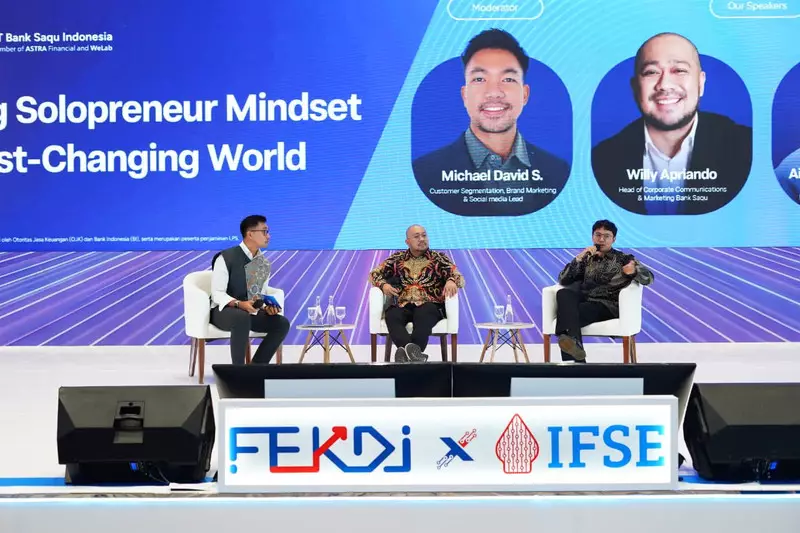 Bank Saqu Perkuat Pemahaman Solopreneur Mindset dalam FEKDI x IFSE 2026