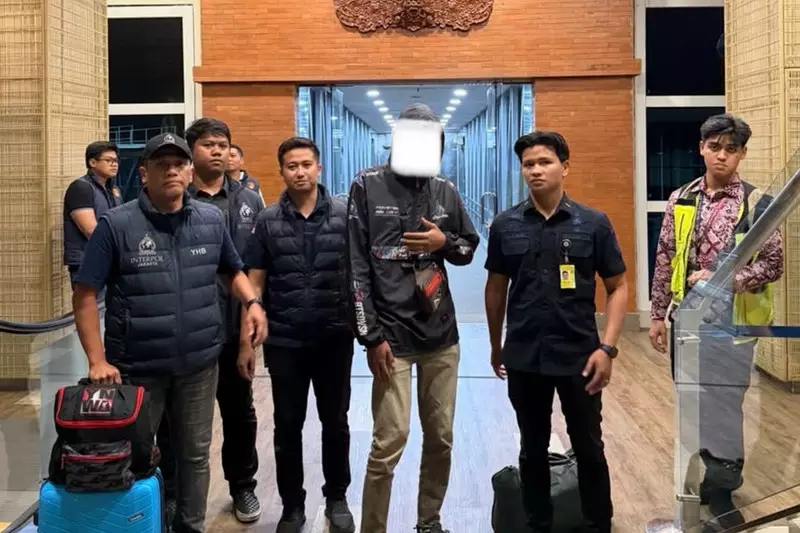 Buronan Interpol Kasus Penipuan di Ethiopia Ditangkap di Bandara Ngurah Rai Bali