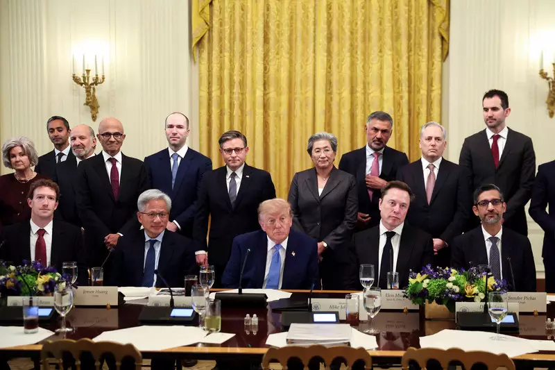 Donald Trump dan Bos Teknologi AS Makan Siang Bareng Bahas Standar Baru AI