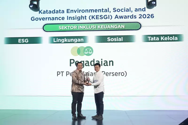 ESG di Atas Rata-rata, Pegadaian Raih Empat Penghargaan dalam KESGI Award 2026