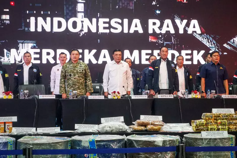 Foto: BNN Musnahkan Barang Bukti Narkotika dari 21 Kasus