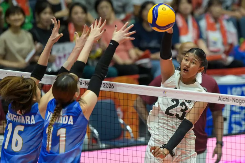 Foto: Tim Voli Putri Indonesia Lolos ke Perempat Final Asian Games 2026