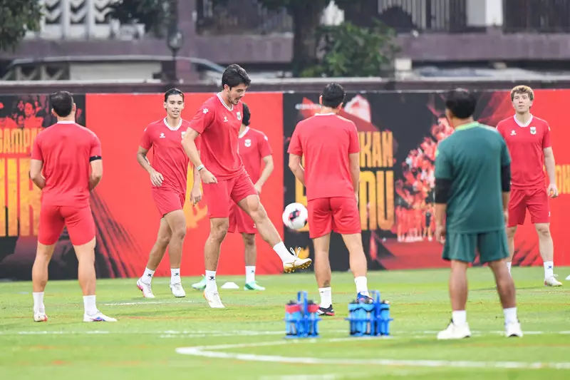 Foto: Timnas Indonesia Bersiap Hadapi Malaysia di Laga Kedua FIFA ASEAN Cup 2026