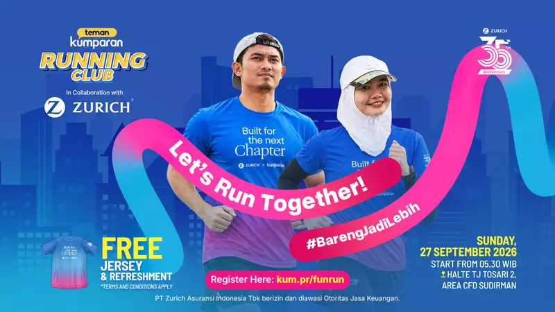 Fun Run Kolaborasi kumparan bareng Zurich Akan Hadir, Catat Tanggalnya!