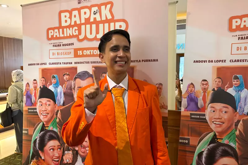 Jadi Cagub di Film Bapak Paling Jujur, Andovi da Lopez: Ini Peran Impian Saya
