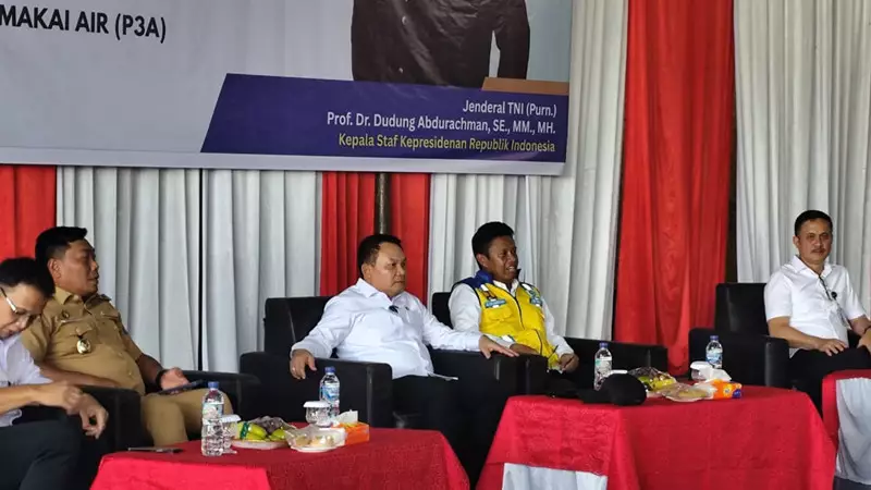 KSP Tinjau Irigasi P3-TGAI di Deli Serdang: Pangan Tak Boleh Bergantung Impor