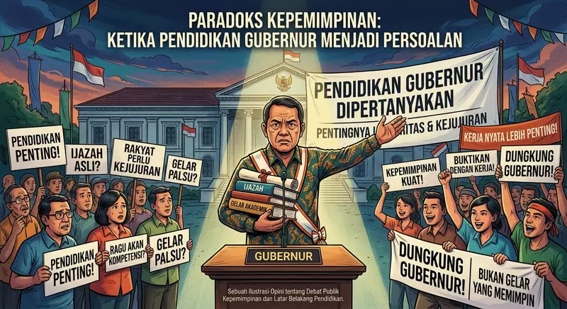 Paradoks Kepemimpinan: Ketika Pendidikan Gubernur Menjadi Persoalan