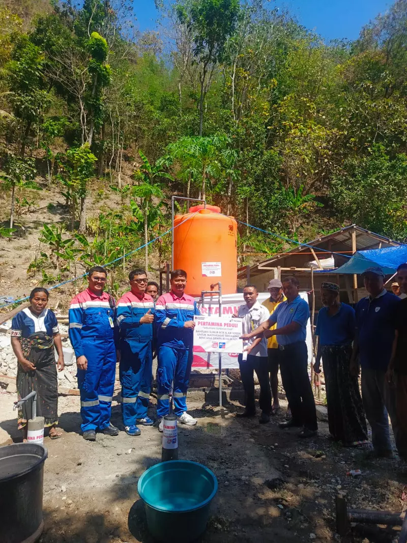 Permudah Akses Air Bersih, Pertamina Bantu Pemulihan Warga Terdampak Gempa NTT