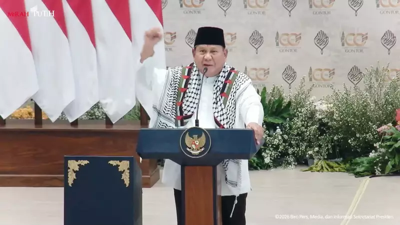 Prabowo Singgung Palestina di Gontor: Kita Harus Kuat Bantu yang Tertindas