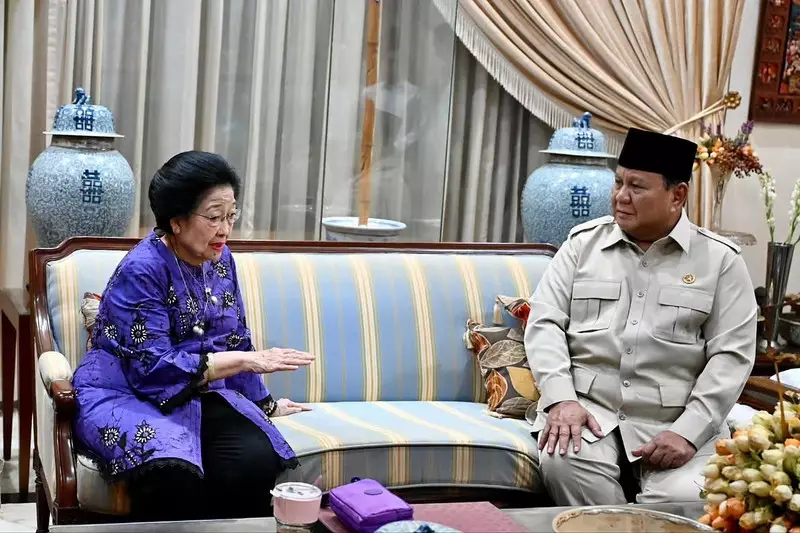Prabowo Takziah ke Rumah Megawati, Sampaikan Duka Wafatnya Guruh Soekarnoputra