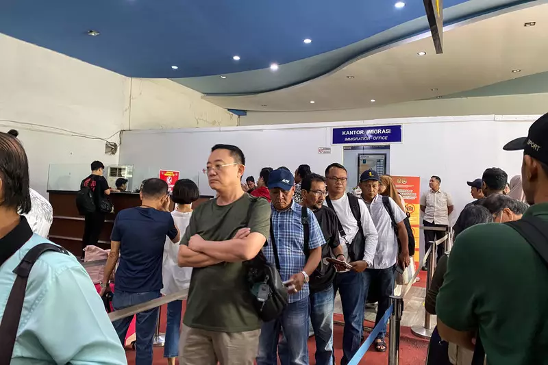 Sibuknya Check Point Imigrasi di Dumai, Layani Warga Bepergian Via Pelabuhan