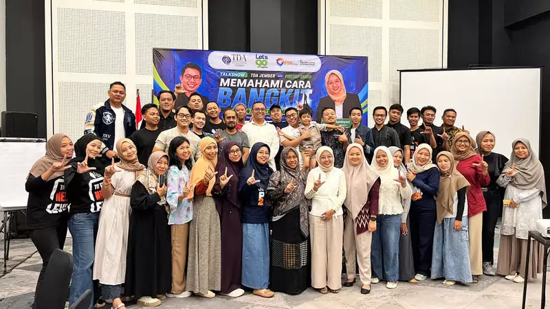 TDA Jatim 3 Hadiri Talkshow TDA Jember dan Fincorp Group