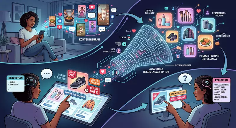 TikTok Bukan Sekadar Hiburan: Ketika Algoritma Membentuk Selera Belanja Konsumen