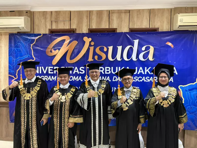 Universitas Terbuka Jakarta Gelar Wisuda Periode 1 2026, Diikuti 2.051 Wisudawan