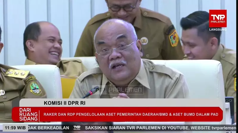 Wagub DIY Singgung Disharmoni Aturan Pusat & Daerah di RDP dengan Komisi II DPR